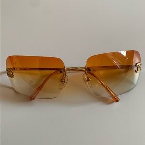 CHANEL rimless sunglasses